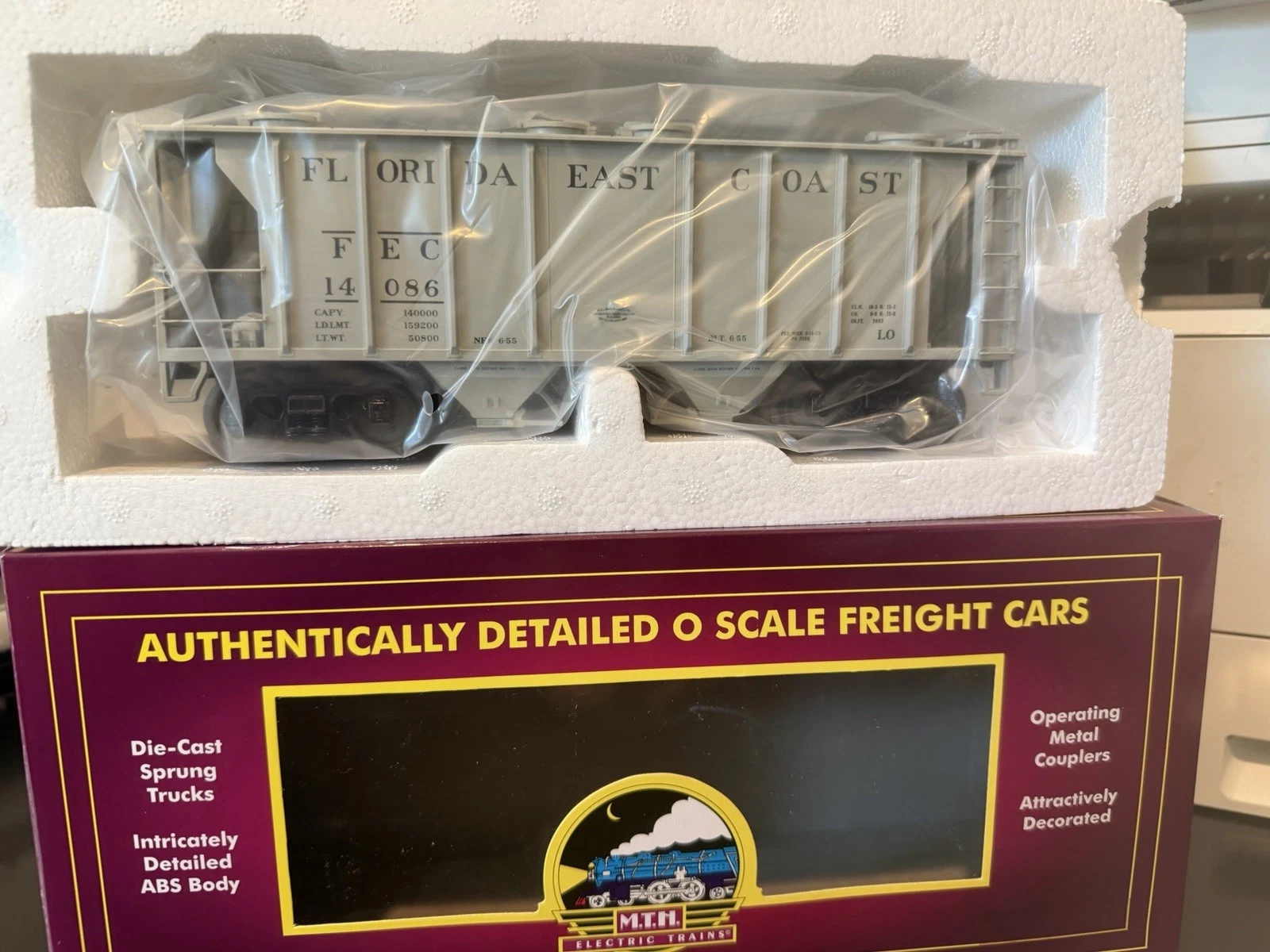 MTH 20-97290 Florida East Coast Ps-2 Hopper Car #14088 NIB
