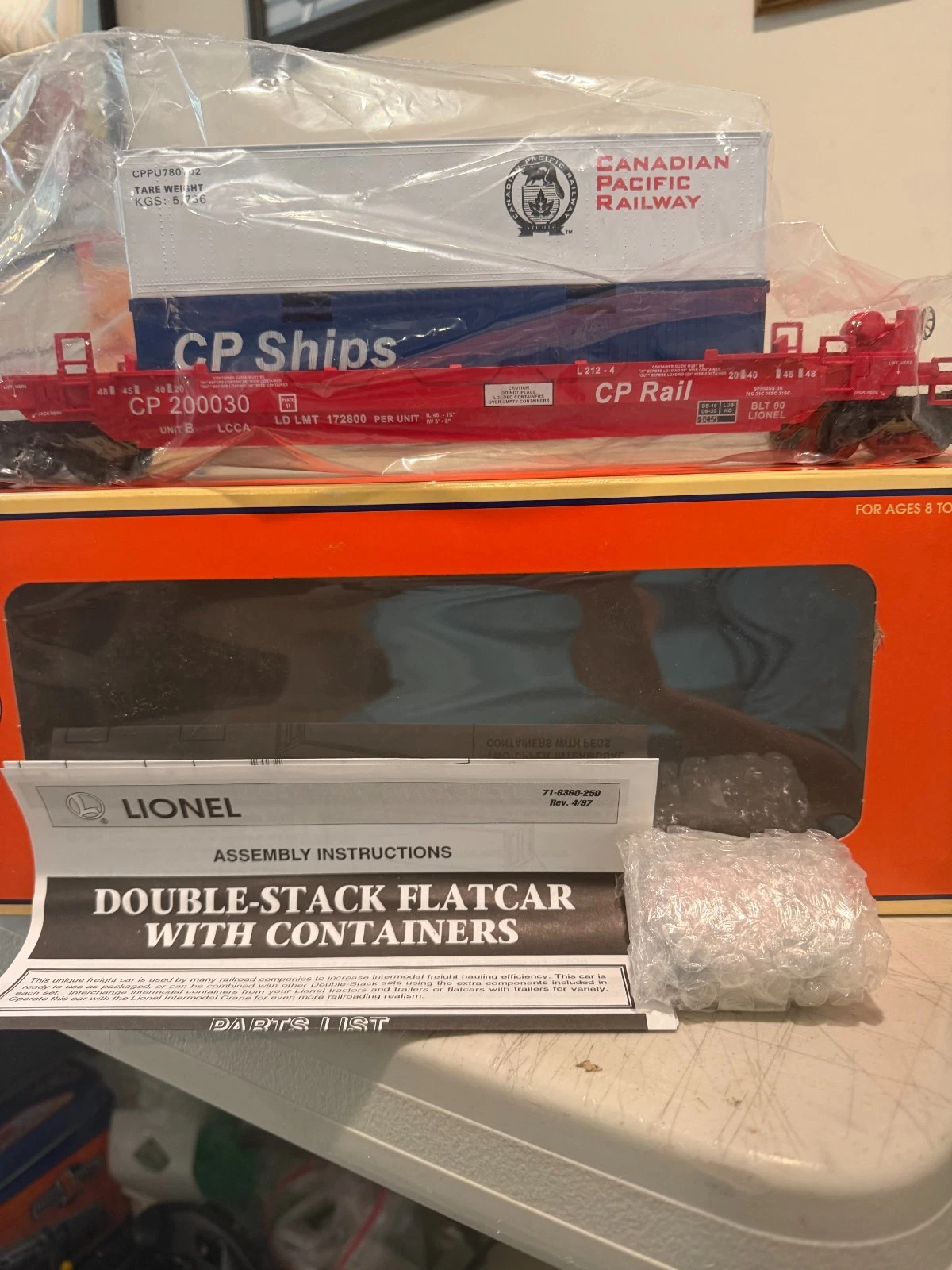 Lionel 6-52195 LCCA Canadian Pacific Double Stack NIB