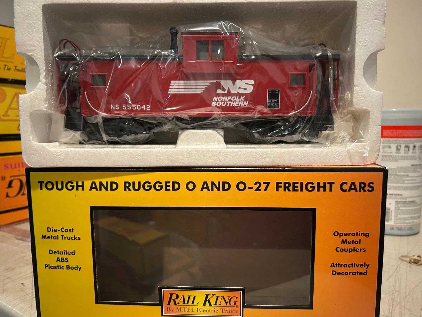 MTH 30-77329 Norfolk Southern Extended Vision Caboose #555042 NIB