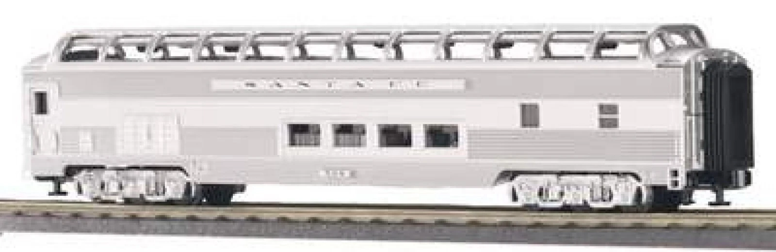MTH Premier 20-6743 Santa Fe 70' Ribbed Side Full Vista Dome NIB