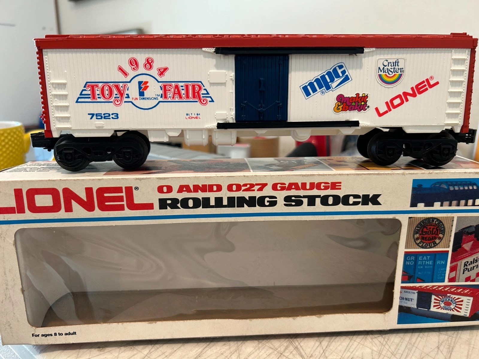 Lionel 6-7523 1984 Toy Fair Boxcar NIB
