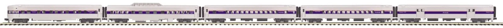 MTH 20-65021 Amtrak 5 car set (Ribbed) NIB
