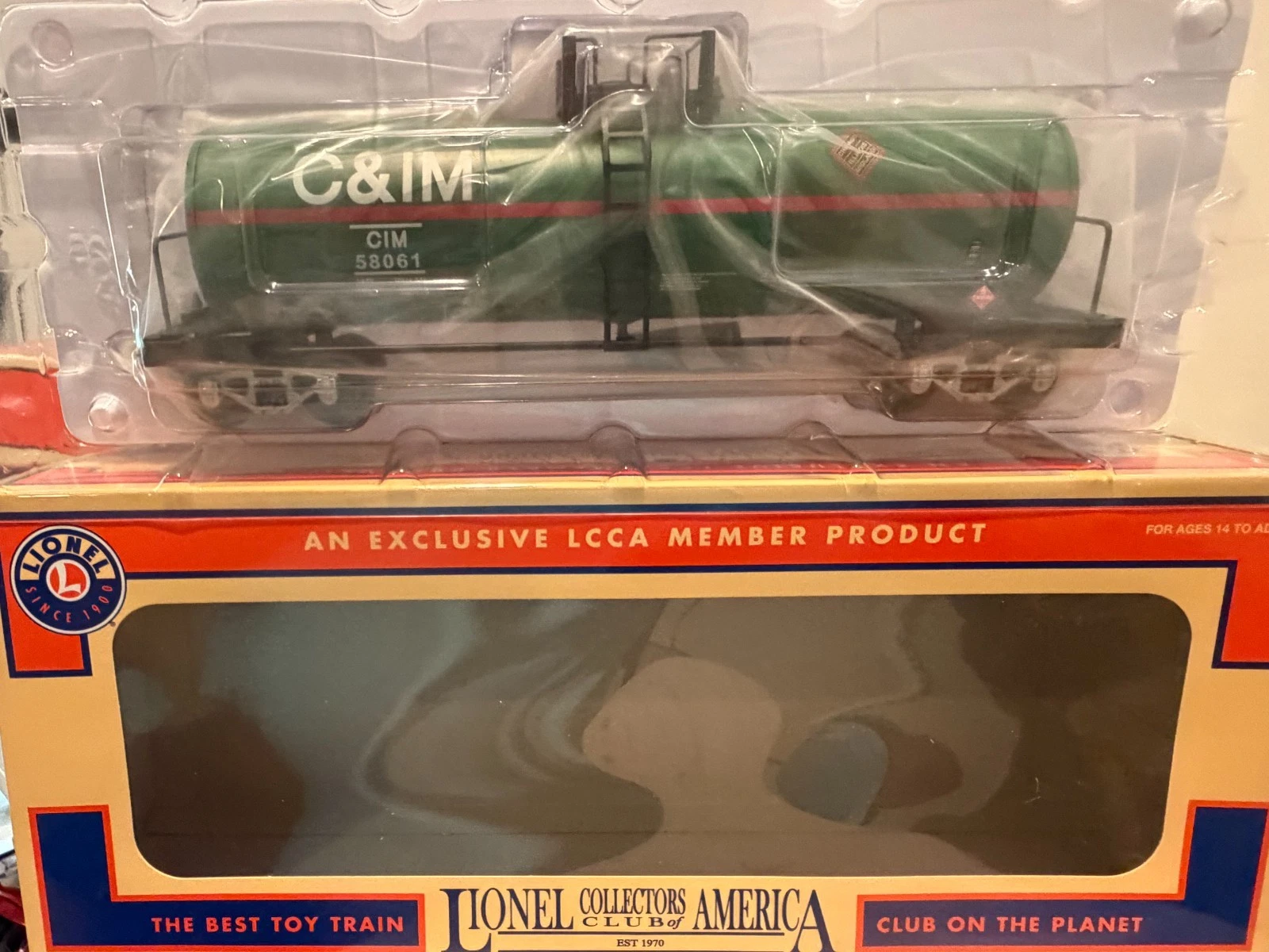 Lionel 6-58061 LCCA Chicago and Illinois Midland Railroad Unibody Tank Car NIB