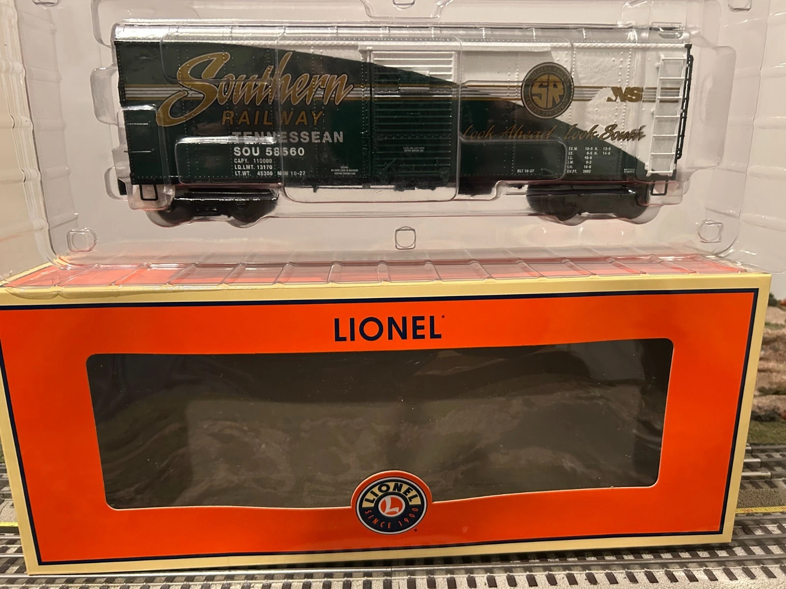 Lionel 6-58560 Southern Railroad "Tennessean" Boxcar NIB